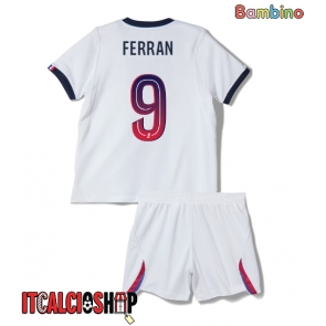 Paris Saint-Germain Ferran Torres #9 Seconda Maglia Bambino 2026-27 Manica Corta (+ Pantaloni corti)